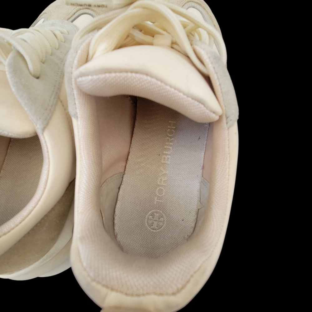 Tory Burch Womens Good Luck trainer fashion sneakers Sz 9 - Picture 4 of 9